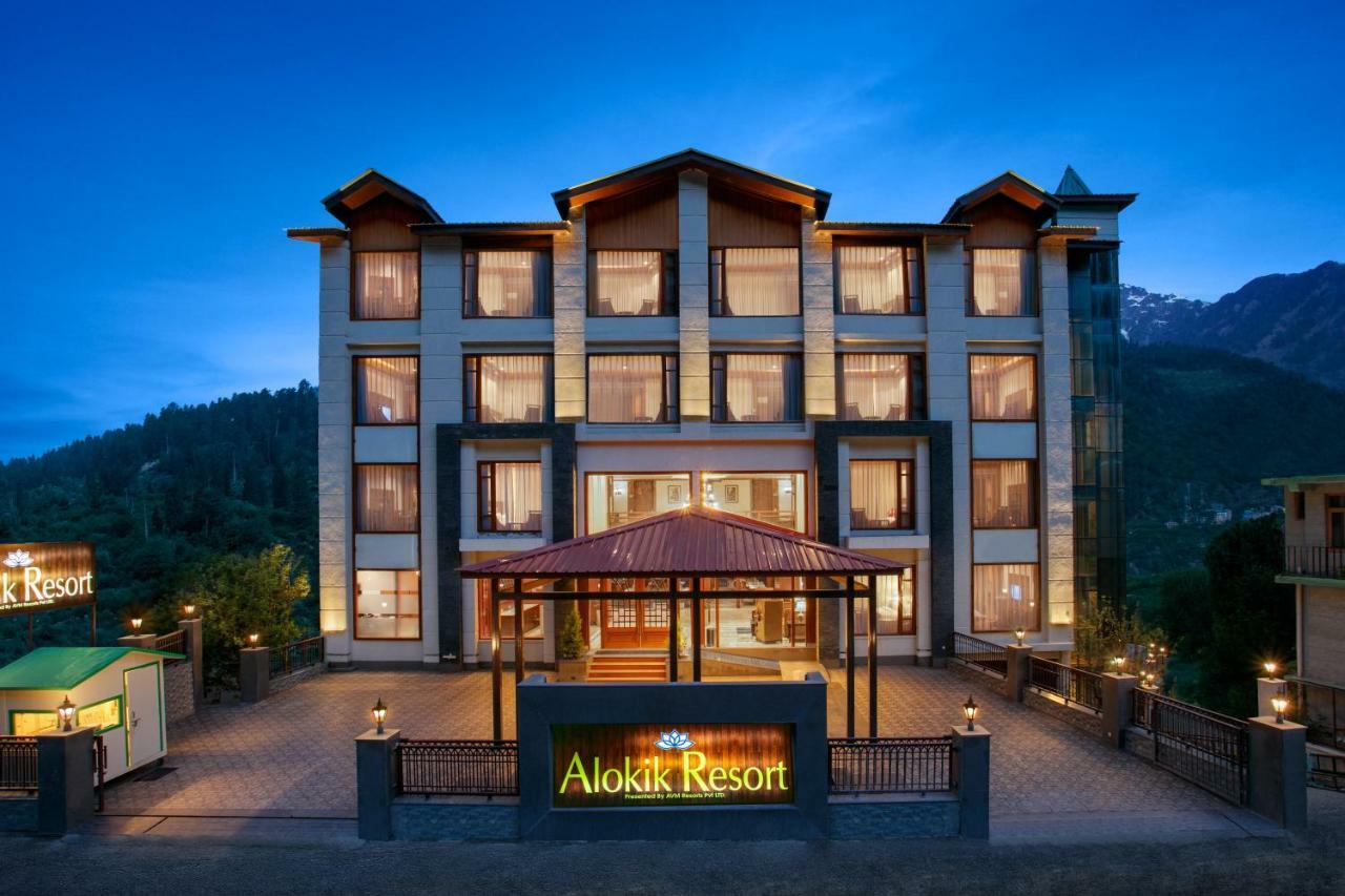 Alokik Resort- Pure Veg มะนาลี ภายนอก รูปภาพ